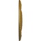 Ekena Millwork Neuveau Ceiling Medallion (Fits Canopies up to 6 3/8"), Hand-Painted Gold, 24 1/4"OD x 2"P CM24NAGLS - alternate 2